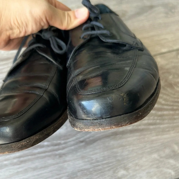 Florsheim Mens Black Leather Oxfords Shoe - Picture 15 of 15